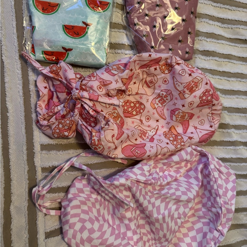 Set of 4 Scrub Caps Never Worn!